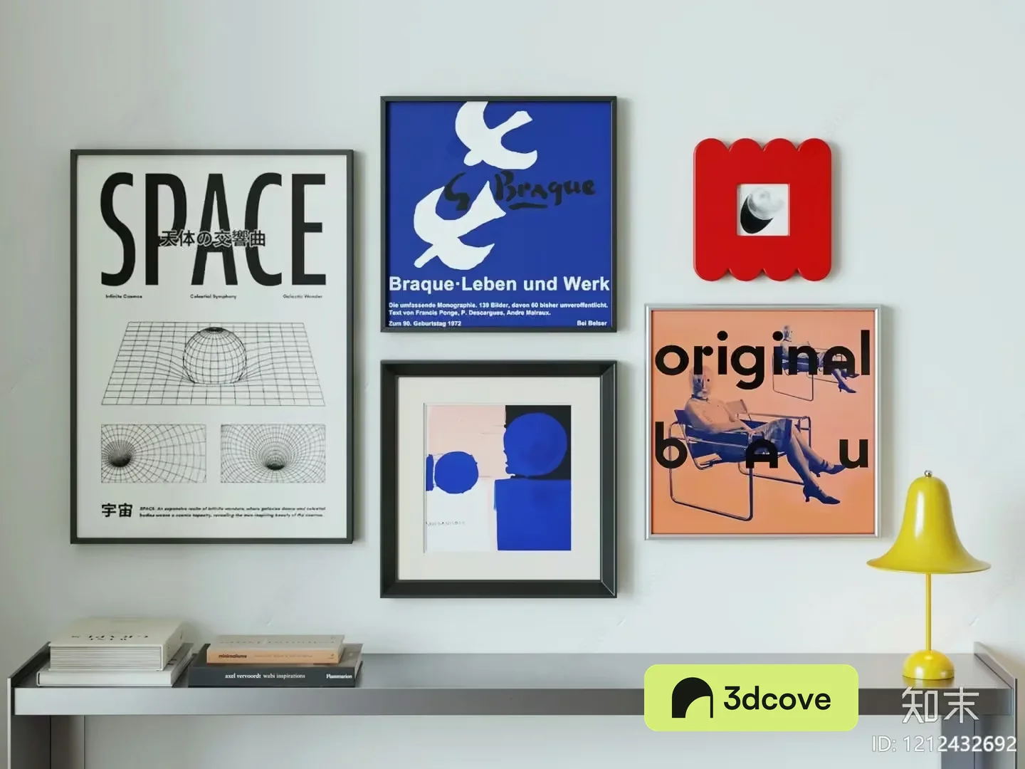 A Collection Of Framed Art Pieces