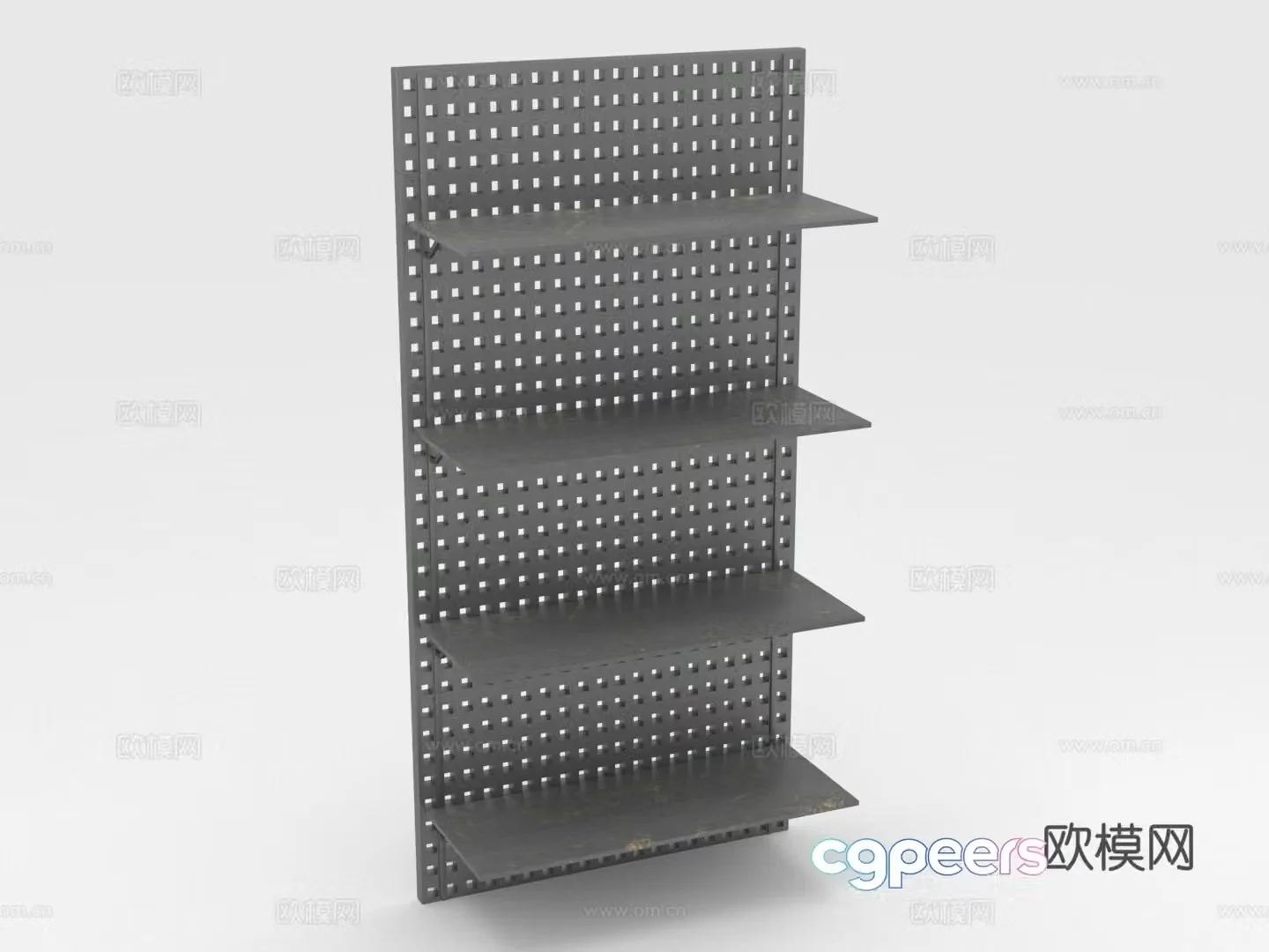 Storage rack shelf display rack wall rack storage rack 3D model