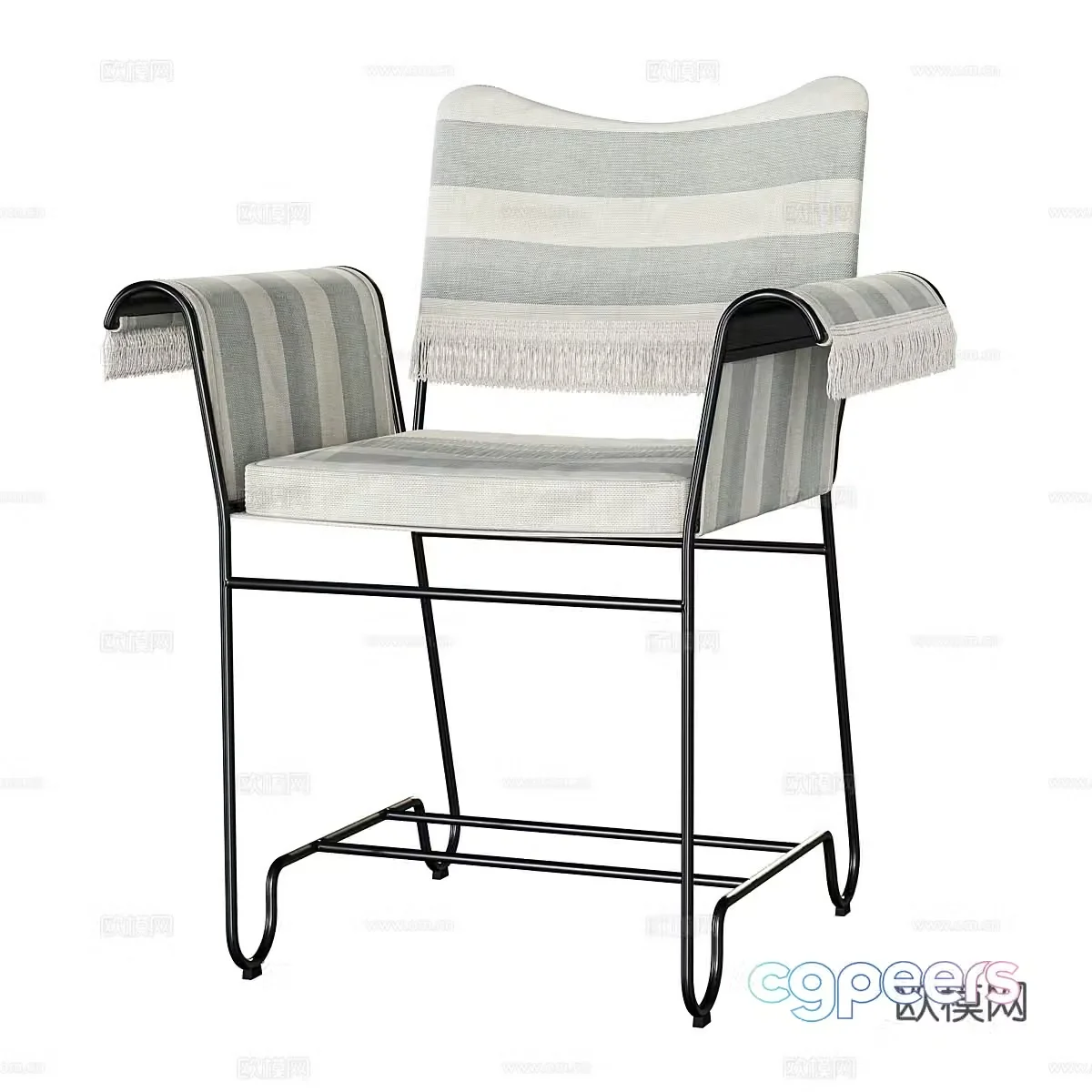 Modern art leisure chair Art dining chair Art single chair Art armchair 3d model