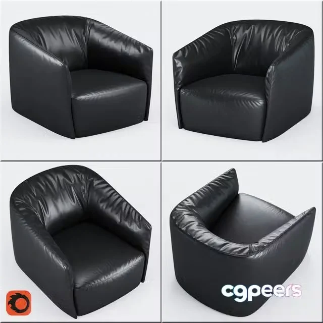3ds Max Free – Armchair Santa Monica