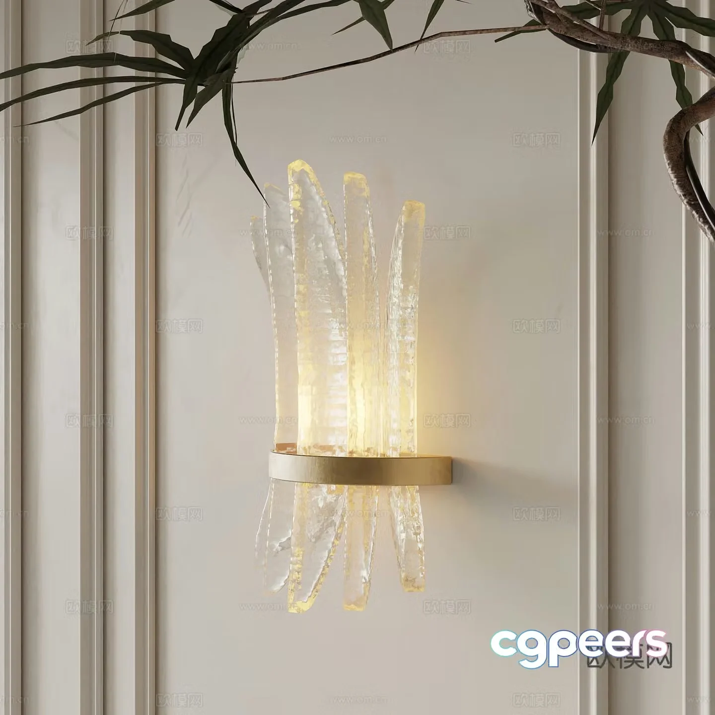 Modern wall lamp Special-shaped wall lamp 3D model