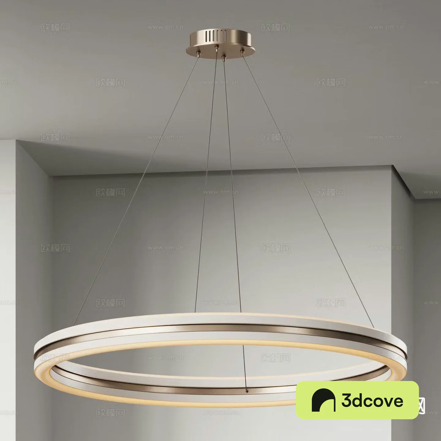 Light luxury chandelier ring chandelier