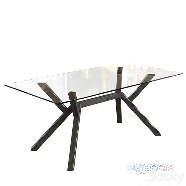 3ds Max Free – Connubia CB4728-FR180 Mikado Dining Table