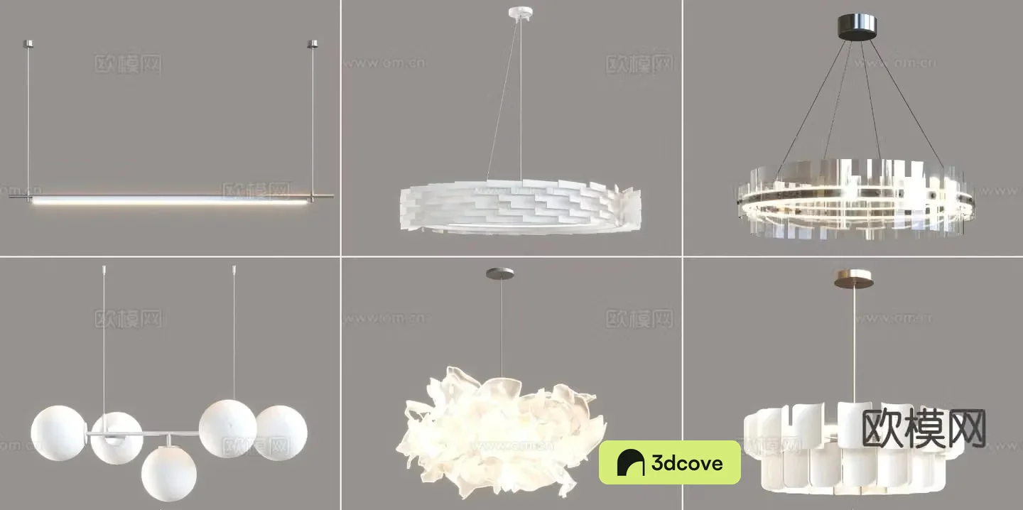 Modern dining room chandelier
