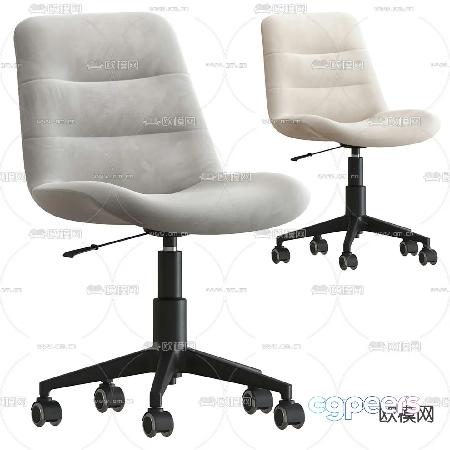 Office chair conference chair staff chair 3d model