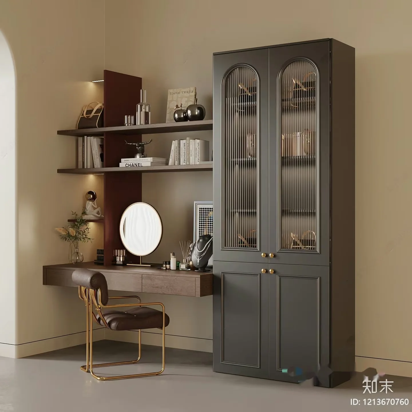 Modern Dressing Room 3D Model – 15013 – VRAY Render