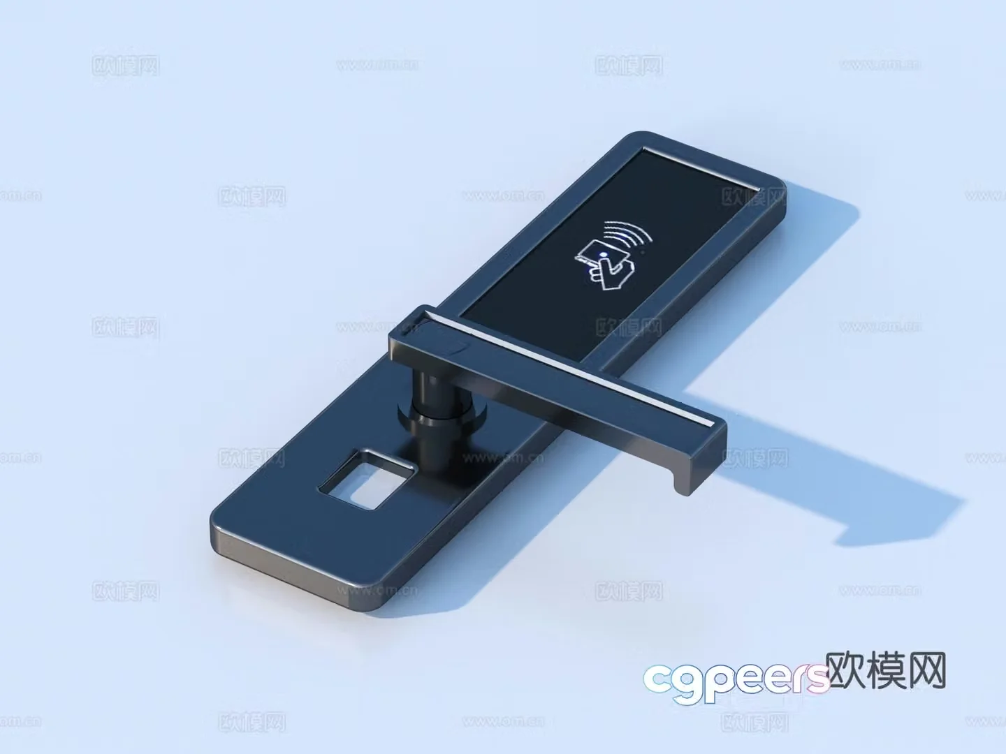 Smart lock Fingerprint lock Password lock 3d model