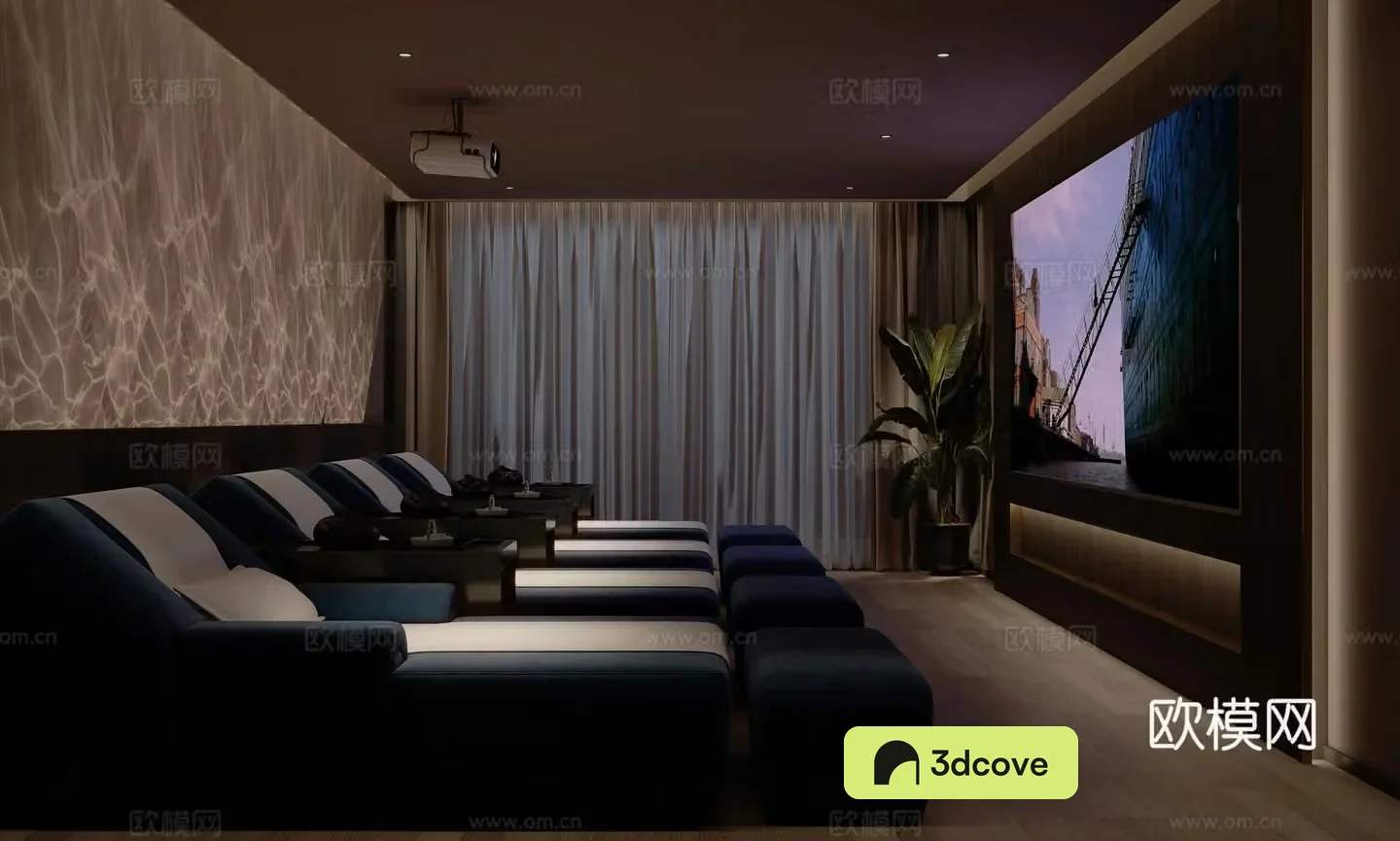 Modern Beauty Salon SPA Massage Bed Club Foot City Cinema