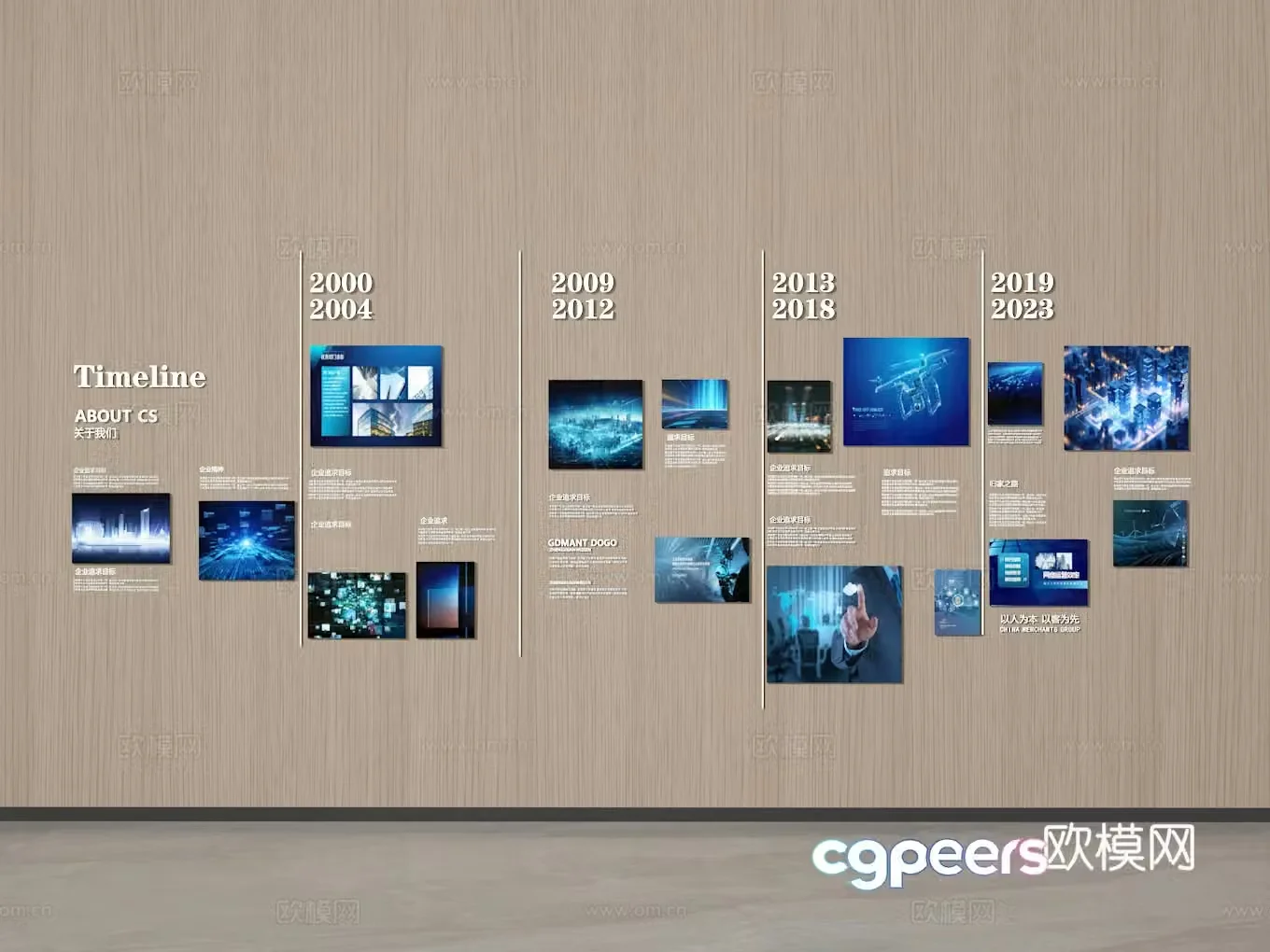 Cultural wall 3d model