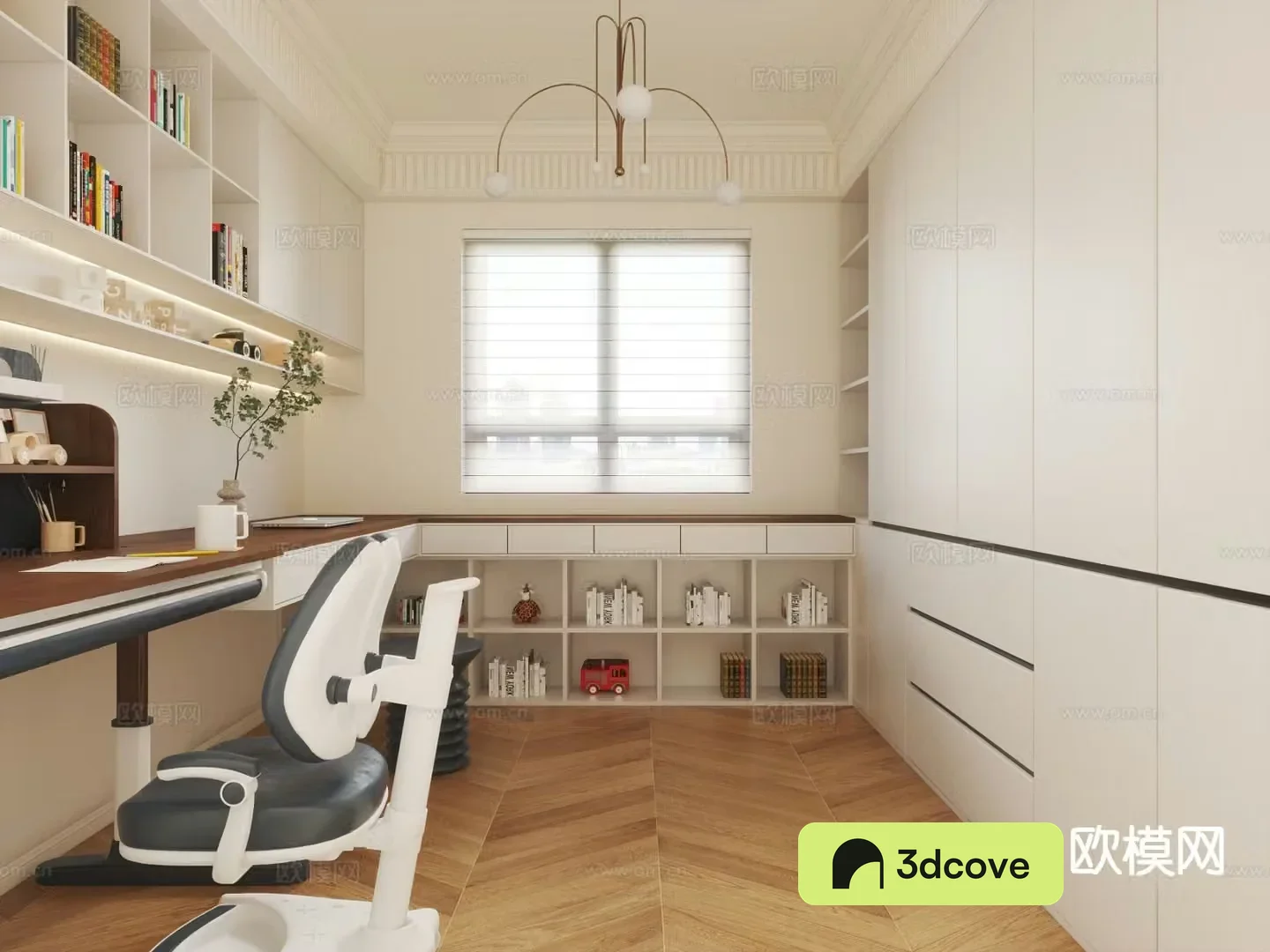 French study cloakroom