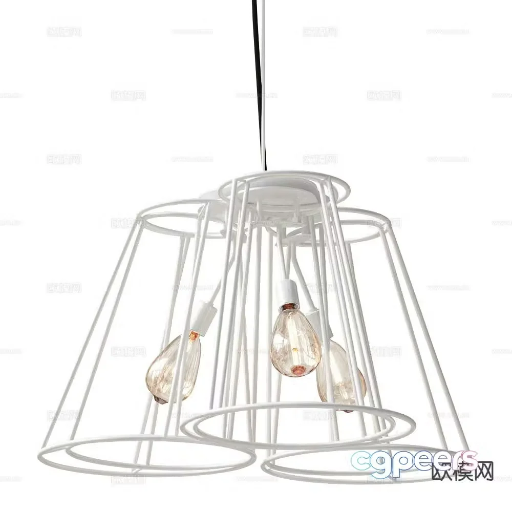 MODO chandelier 3d model