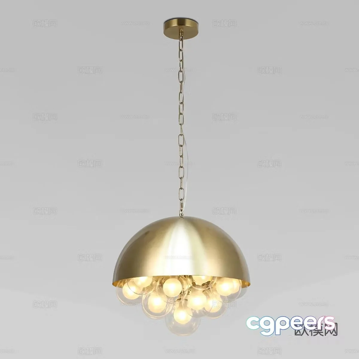 Modern simple light luxury chandeliers chandeliers Simple light luxury chandeliers Restaurant chandeliers Living room chandeliers 3D model