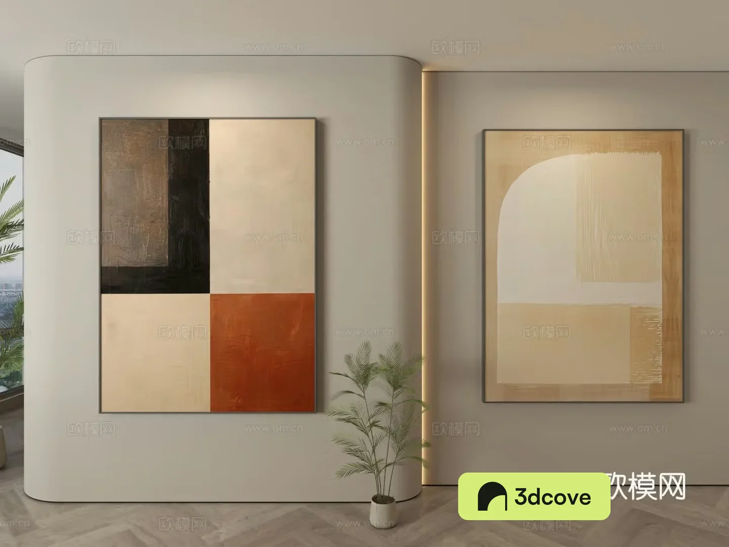 Modern abstract painting Decorative painting