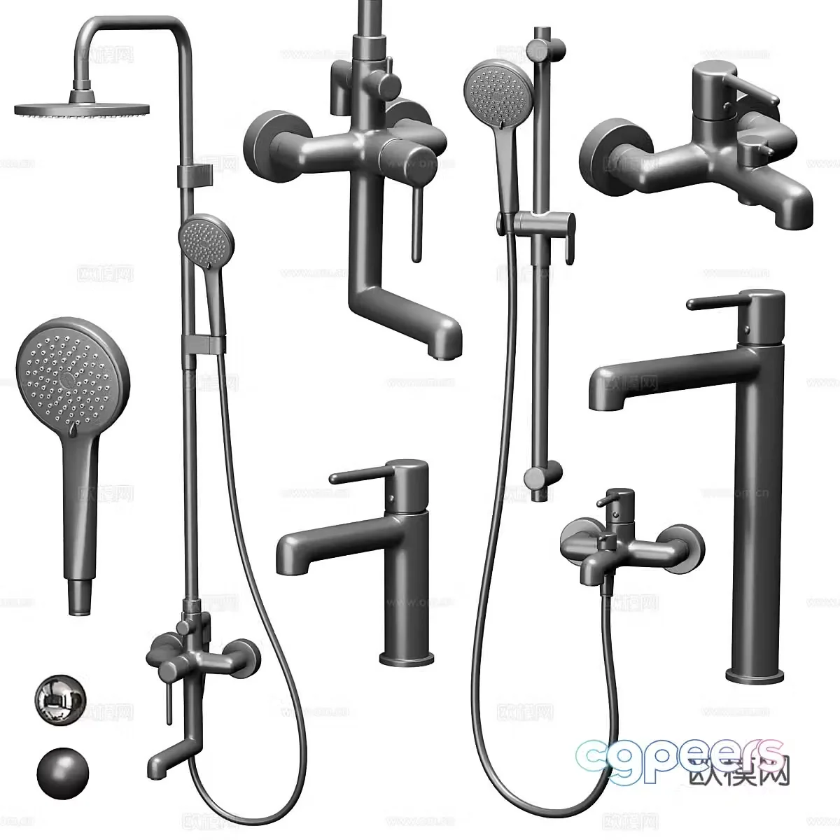 Shower shower 3d model