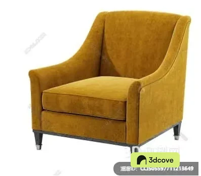 Gold Armchair