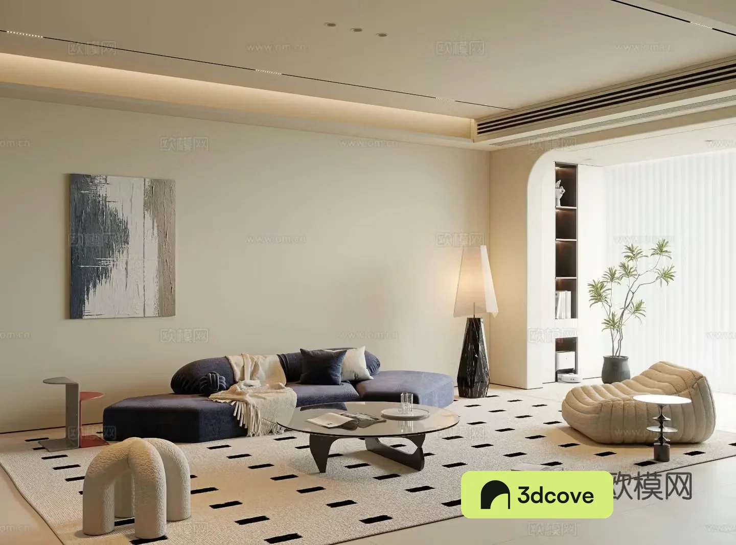 Cream style living room