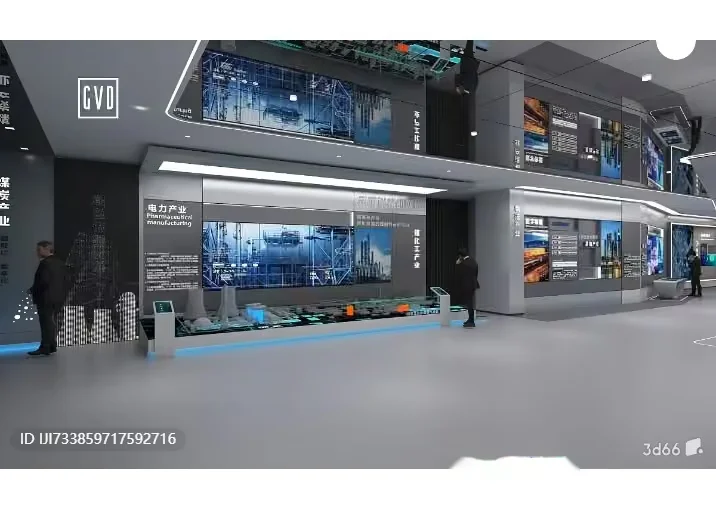 Modern Industrial Space 3D Model – 15413 – VRAY Render