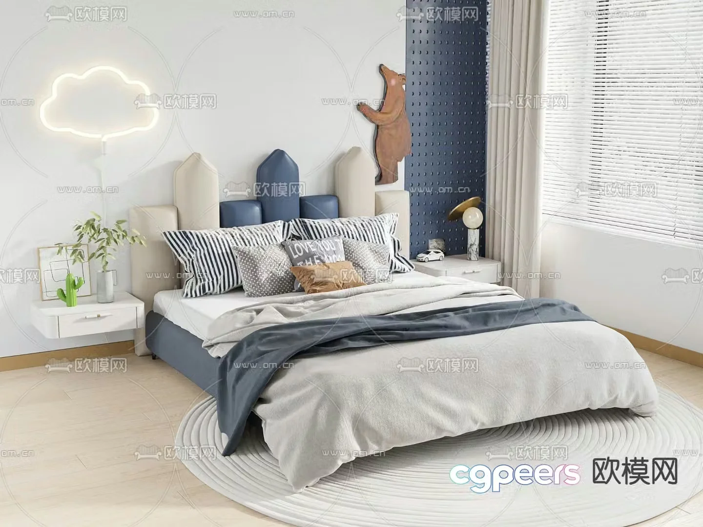 children’s bed child’s bed 3d model
