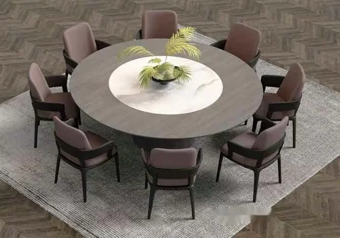 Modern Dining Table 3D Model – 14343 – VRAY Render