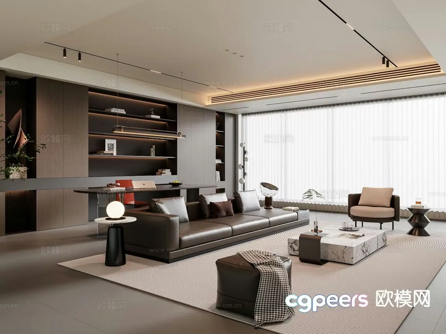 Italian living room 3d model