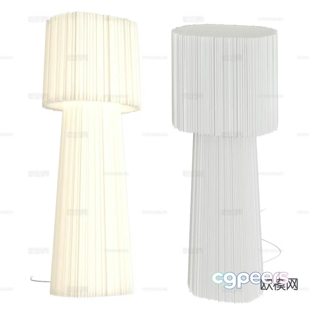 Serralunga creative floor lamp 3d model