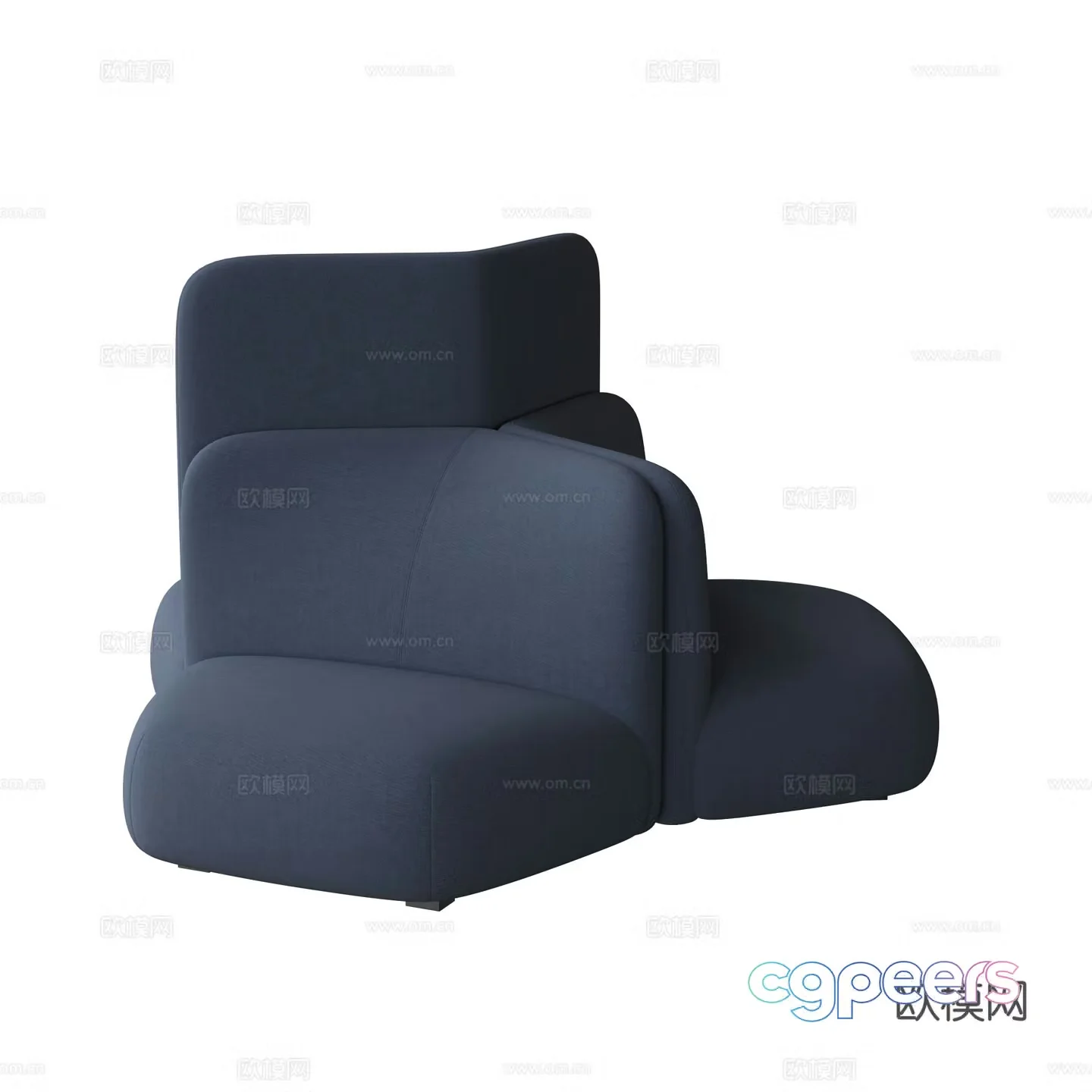 Special-shaped sofa 3d model