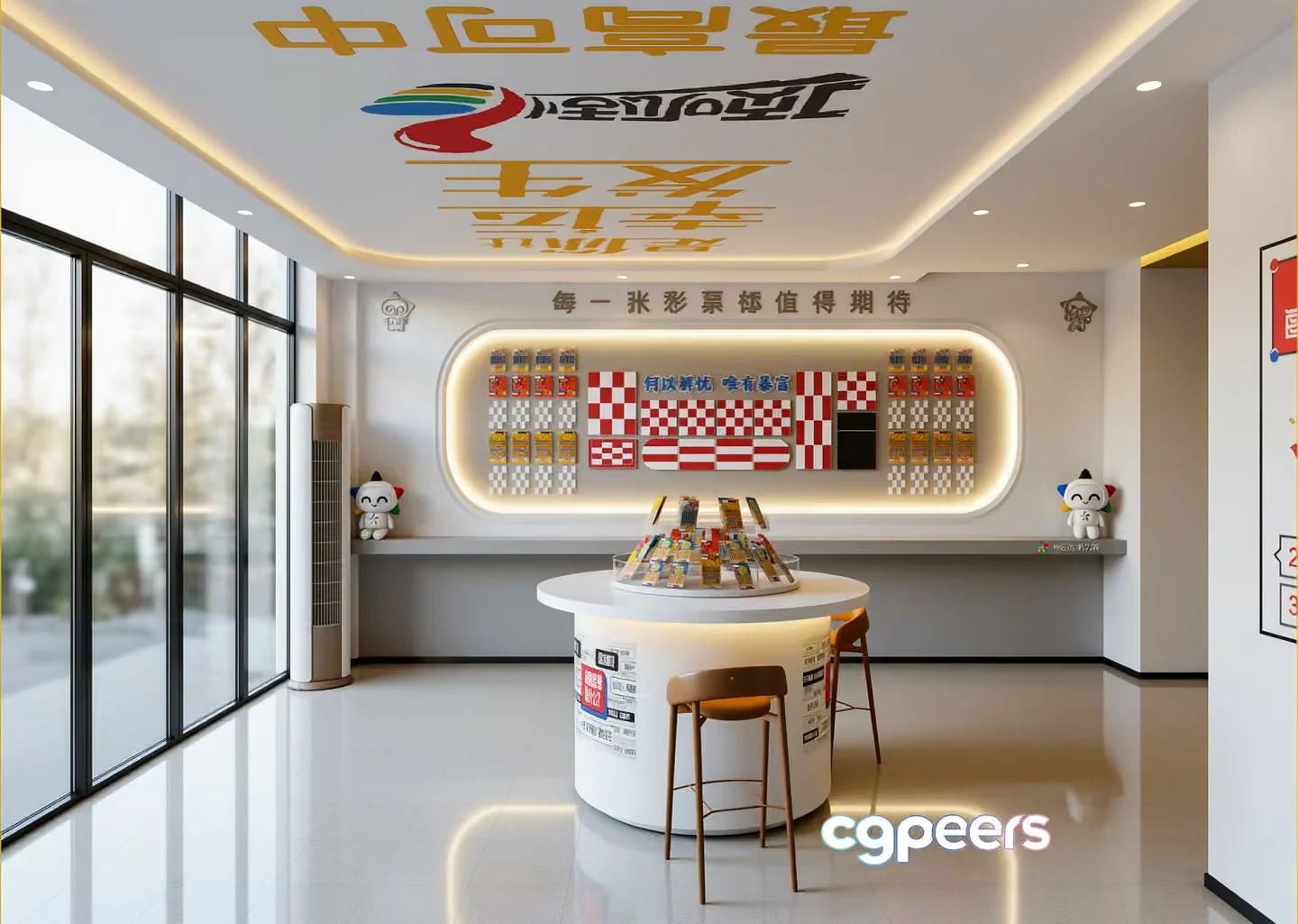 A Modern Office Space 3D Model – 6933 – VRAY Render