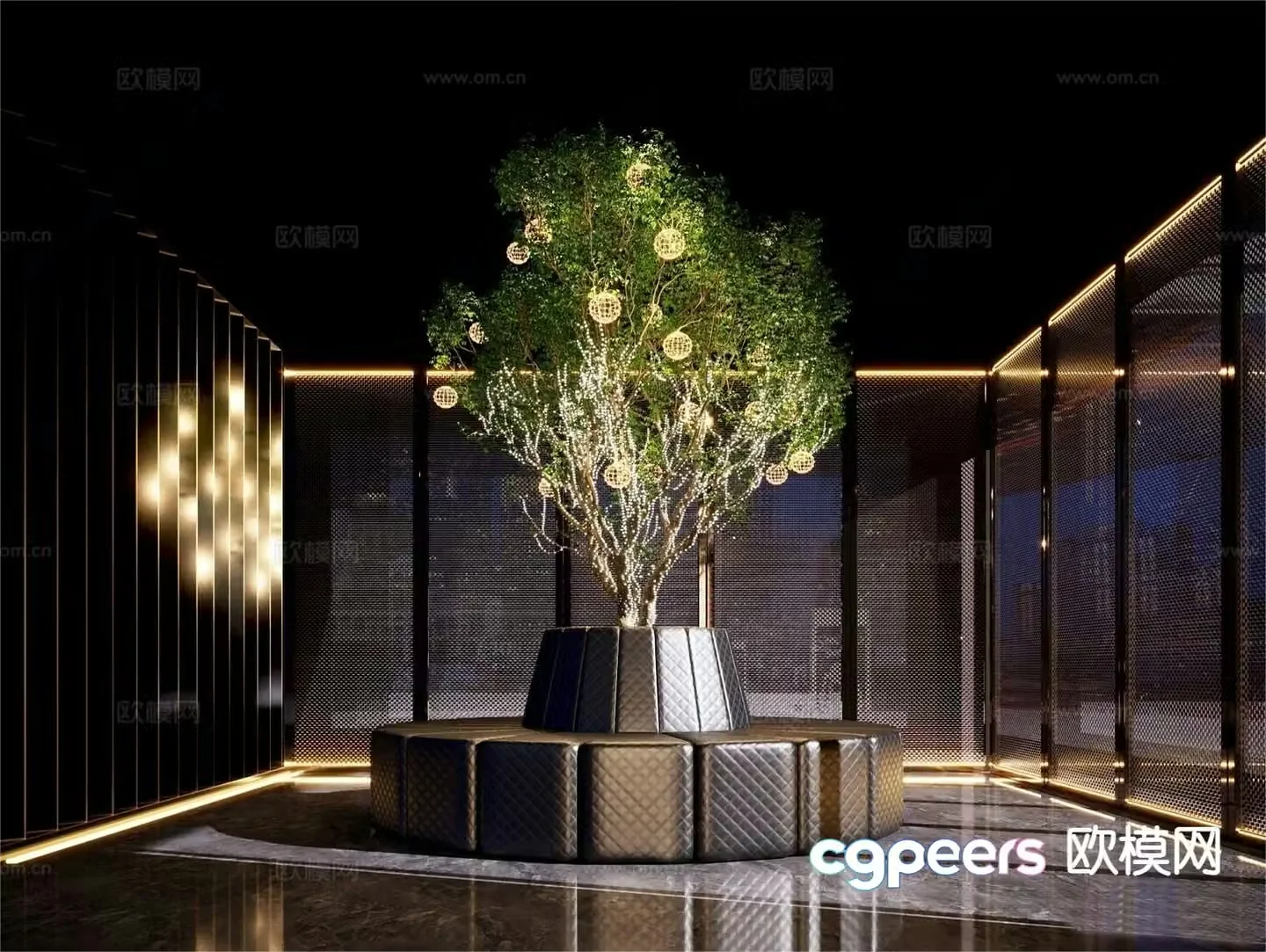 Modern special-shaped sofa 3d model