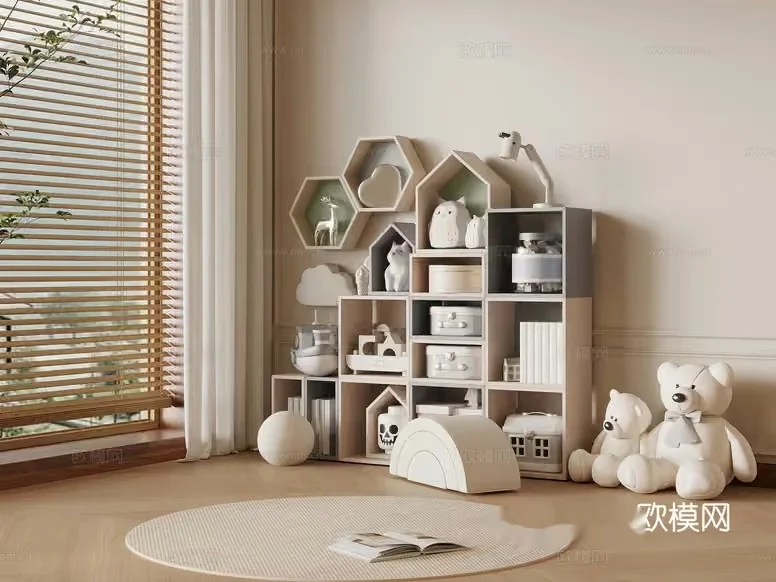 Modern Children’S Room 3D Model – 18822 – VRAY Render