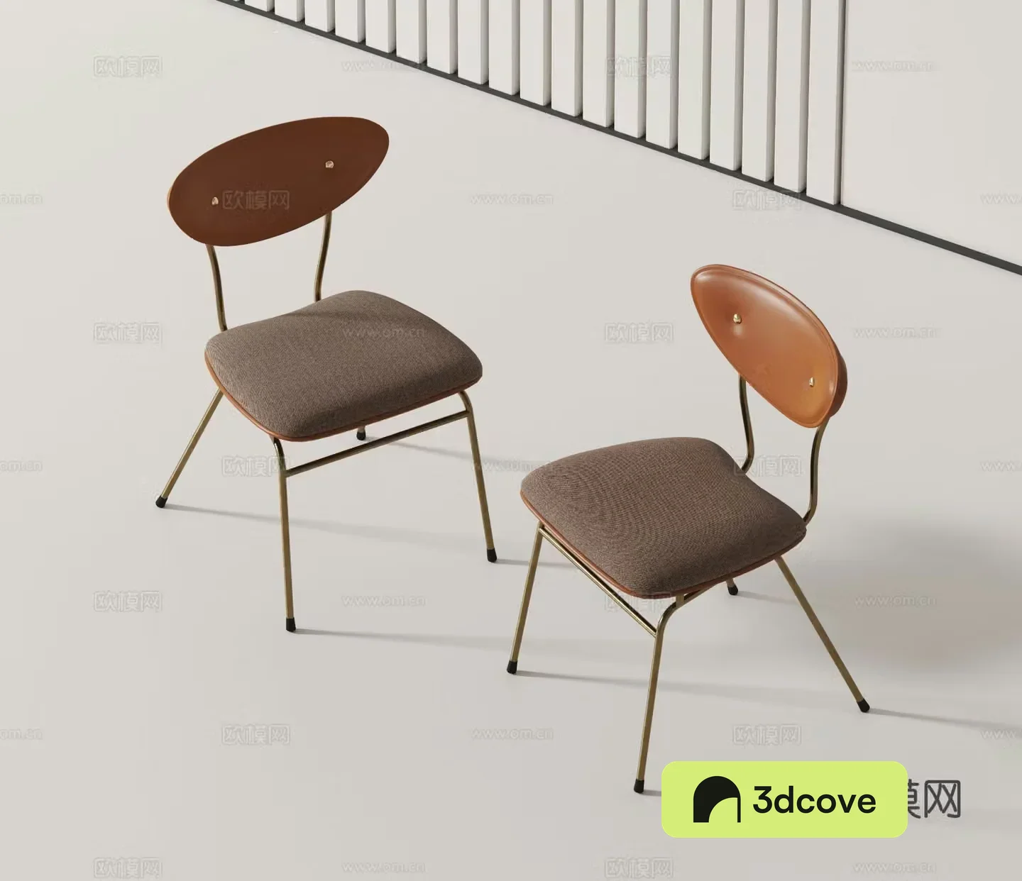 Modern single chair dining chair