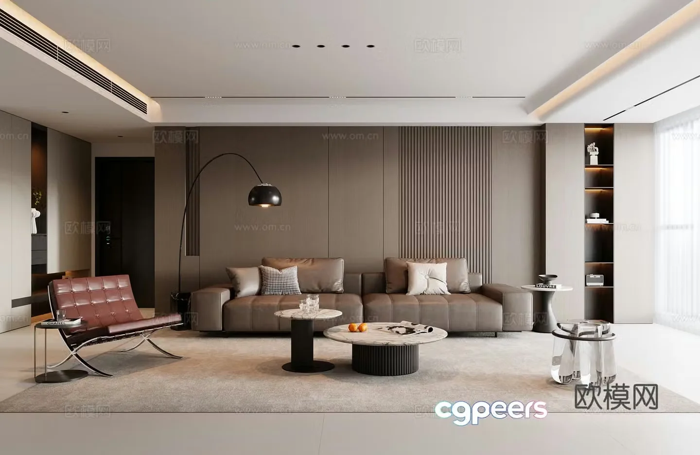 Italian living room 3d model