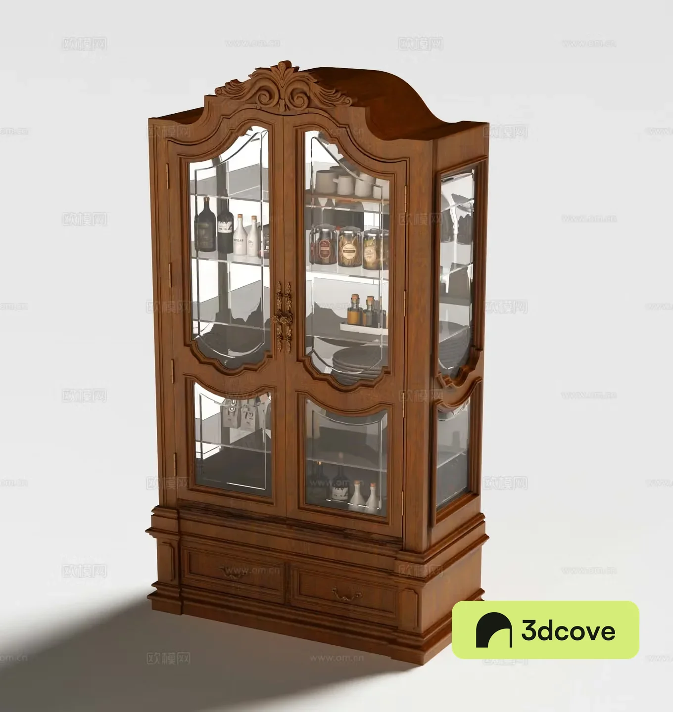 American wine cabinet