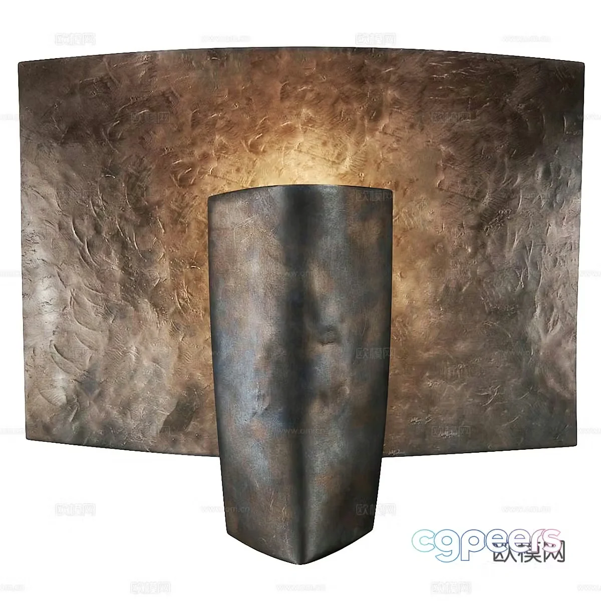 Wabi-sabi wall lamp 3d model