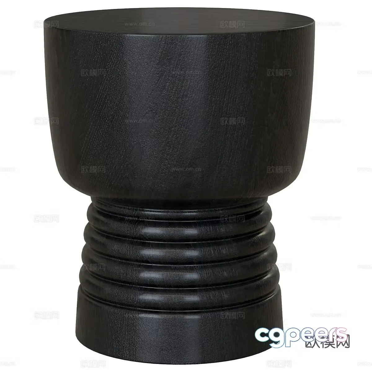 New Chinese stool round stool 3D model