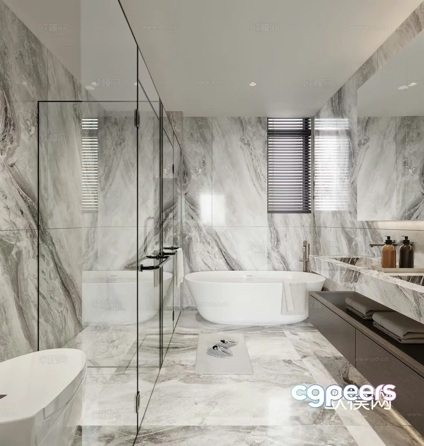 Italian main bathroom 3D model