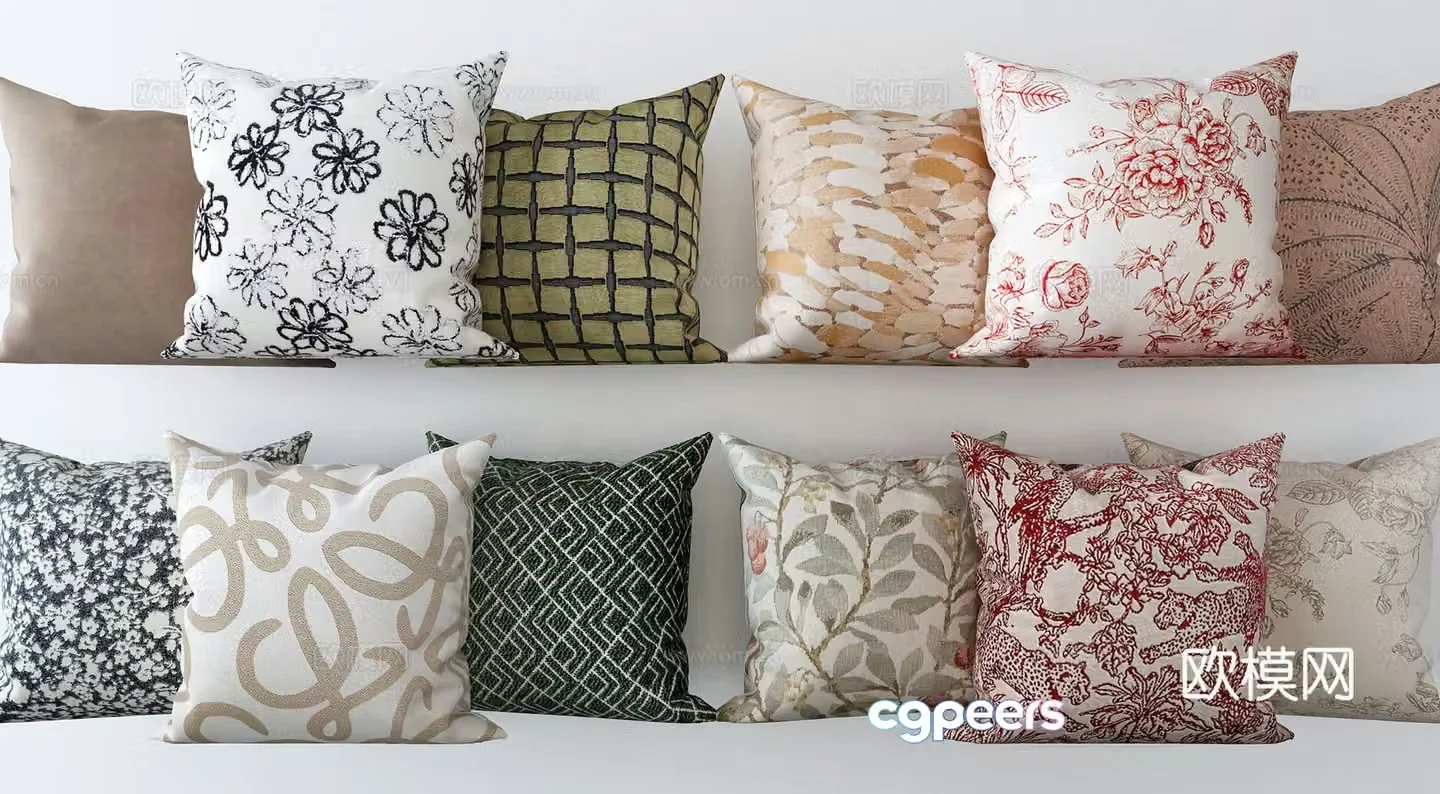 Modern pillow pillow 3d model
