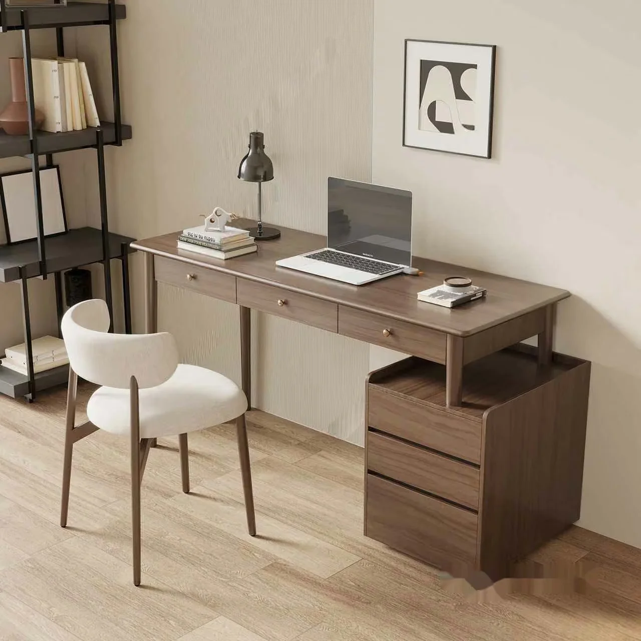 Modern Wooden Desk 3D Model – 3218 – VRAY Render