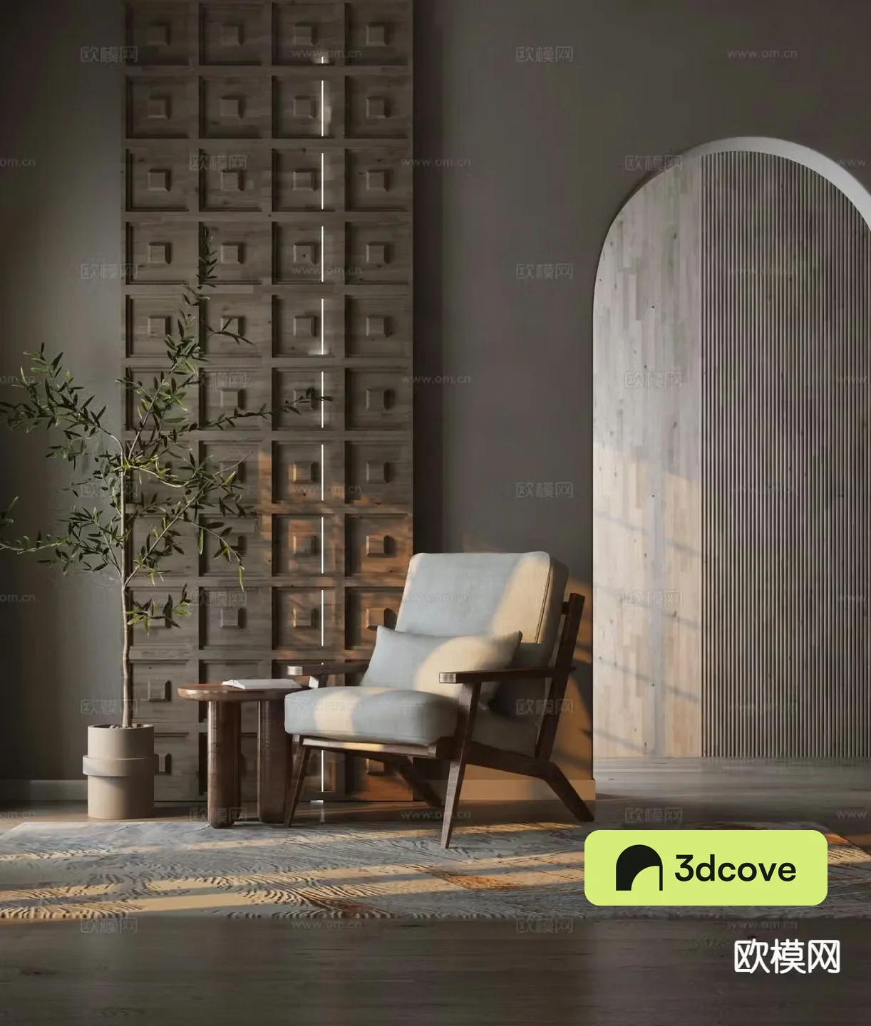 New Chinese style leisure chair armchair