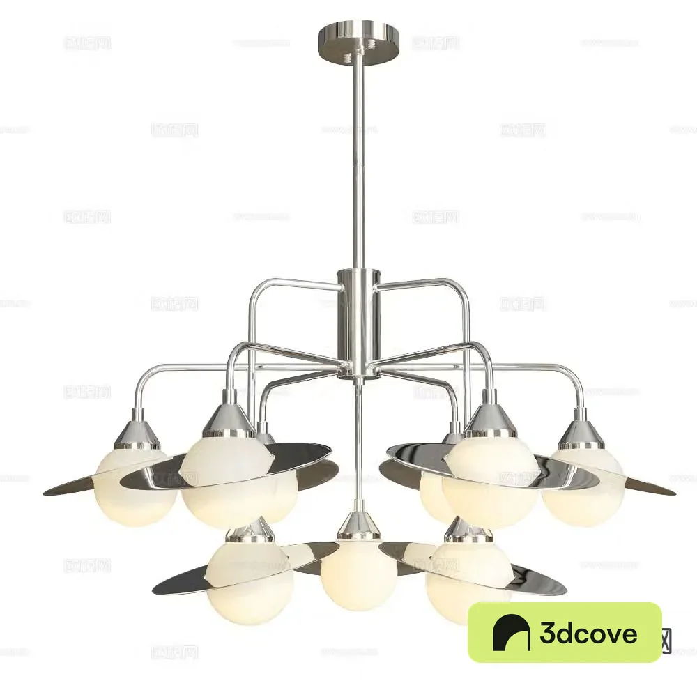 Stilfort modern multi-head chandelier