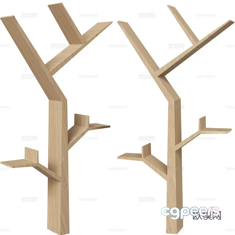 Bookshelf 3D model