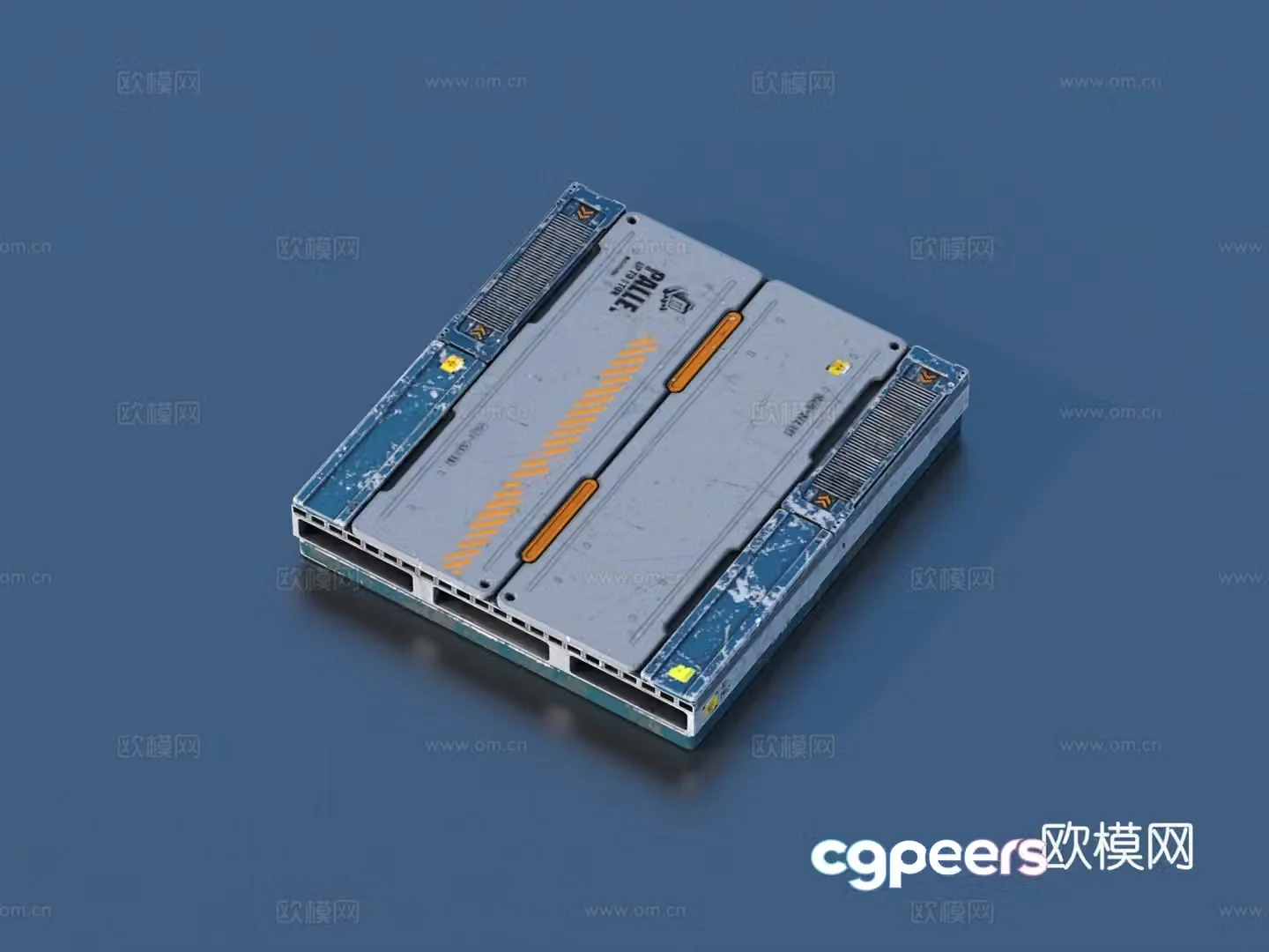 Hardware mechanical parts cabin components 3D model