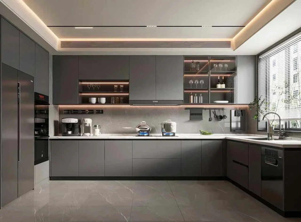 Modern Kitchen 3D Model – 23718 – VRAY Render
