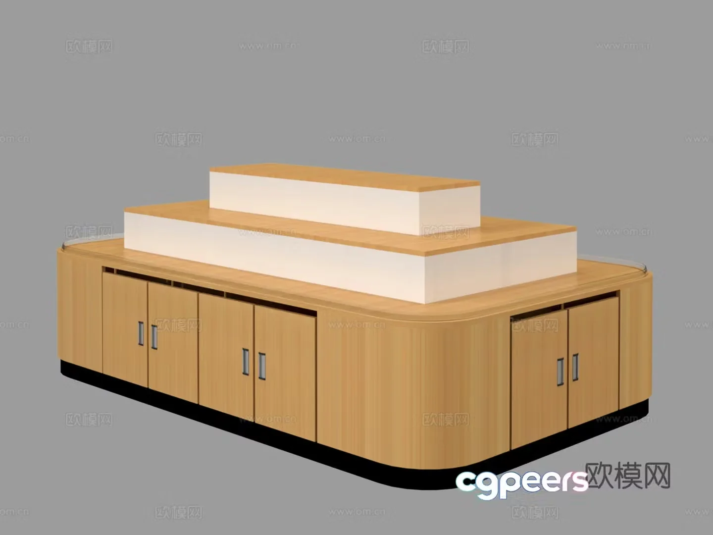Supermarket shelves Showcase shelves Zhongdao shelves End shelves Showcase Showcase Showcase 3D model