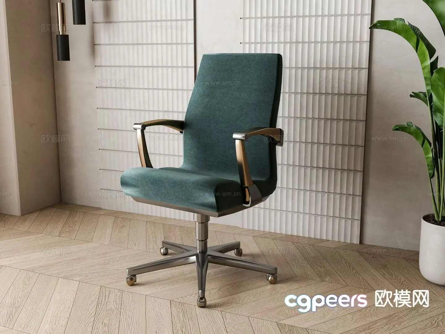 Modern office chair swivel chair armchair 3d model