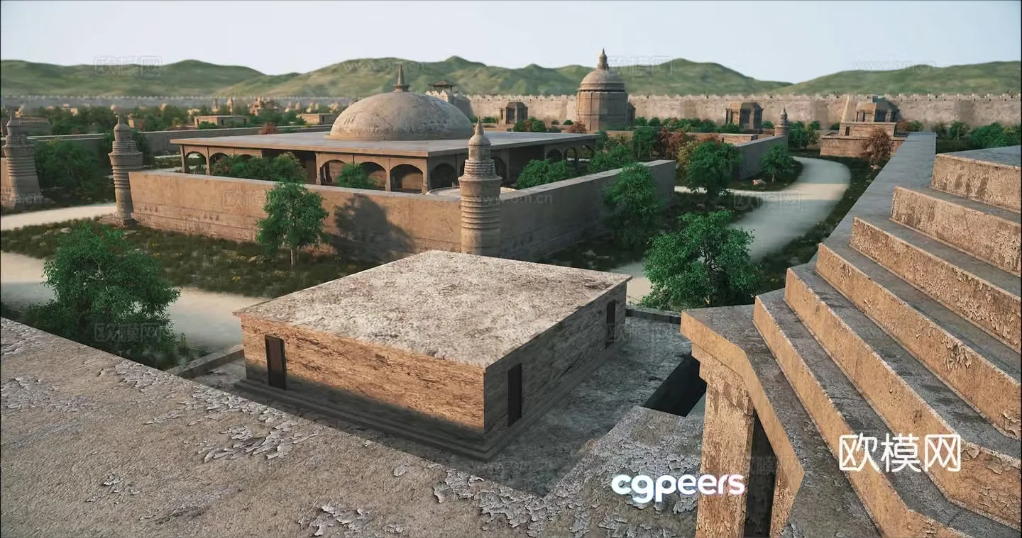 3D model of Beiting ruins