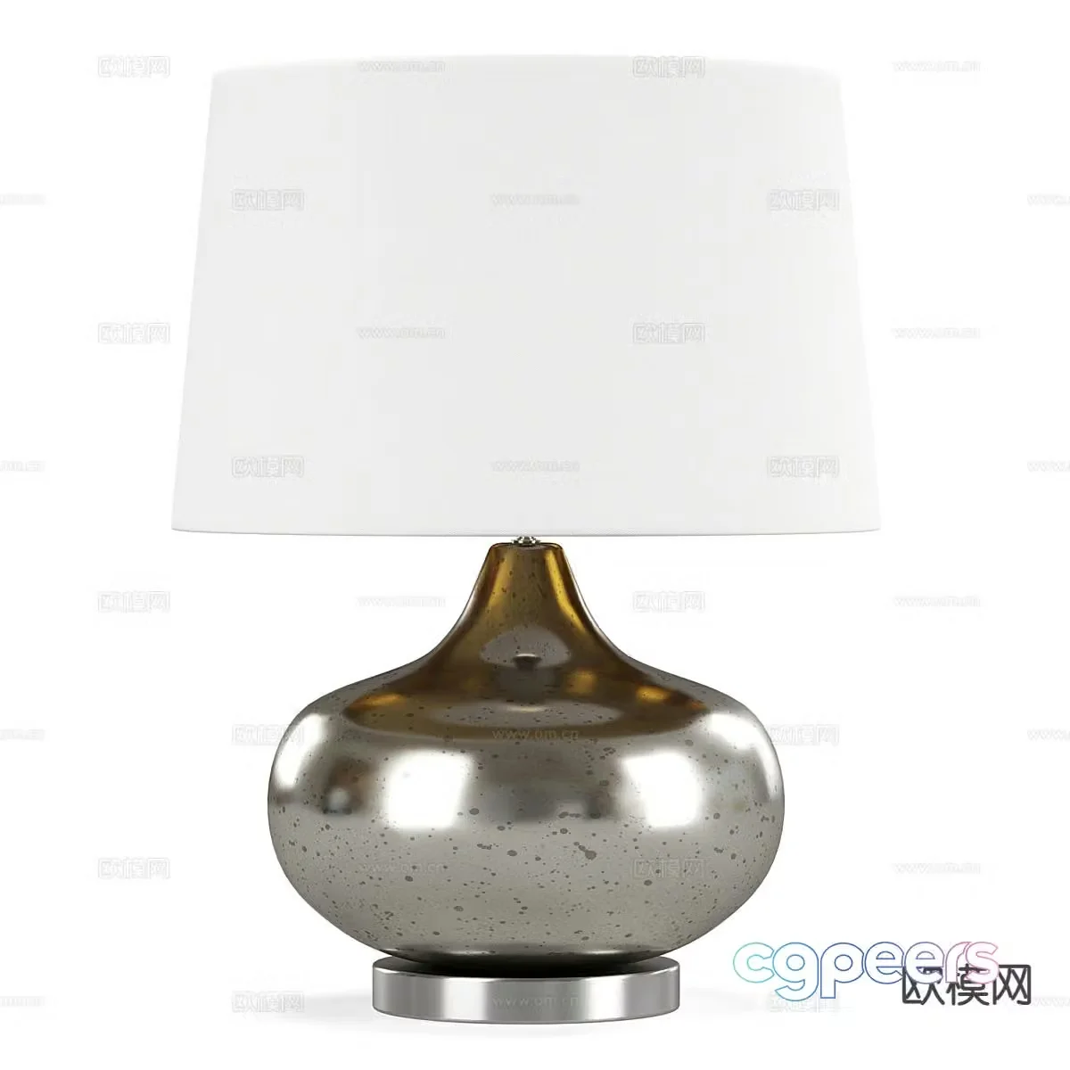 Light luxury table lamp 3D model
