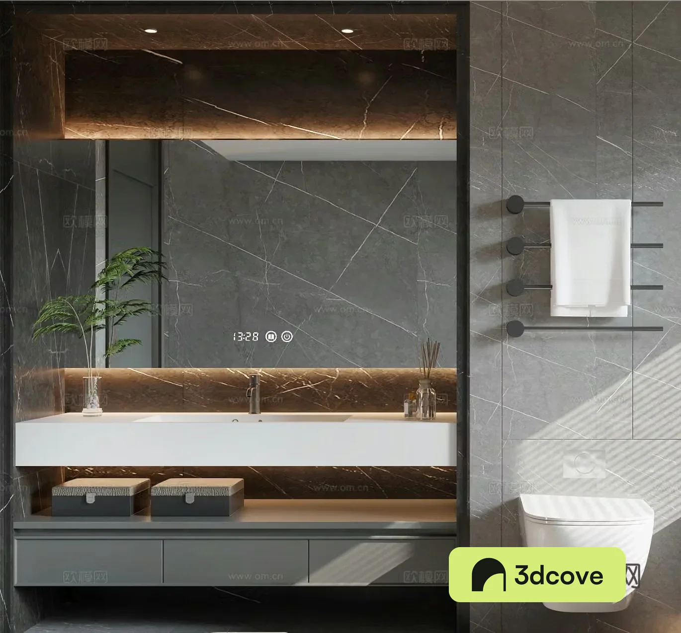 Modern bathroom cabinet
