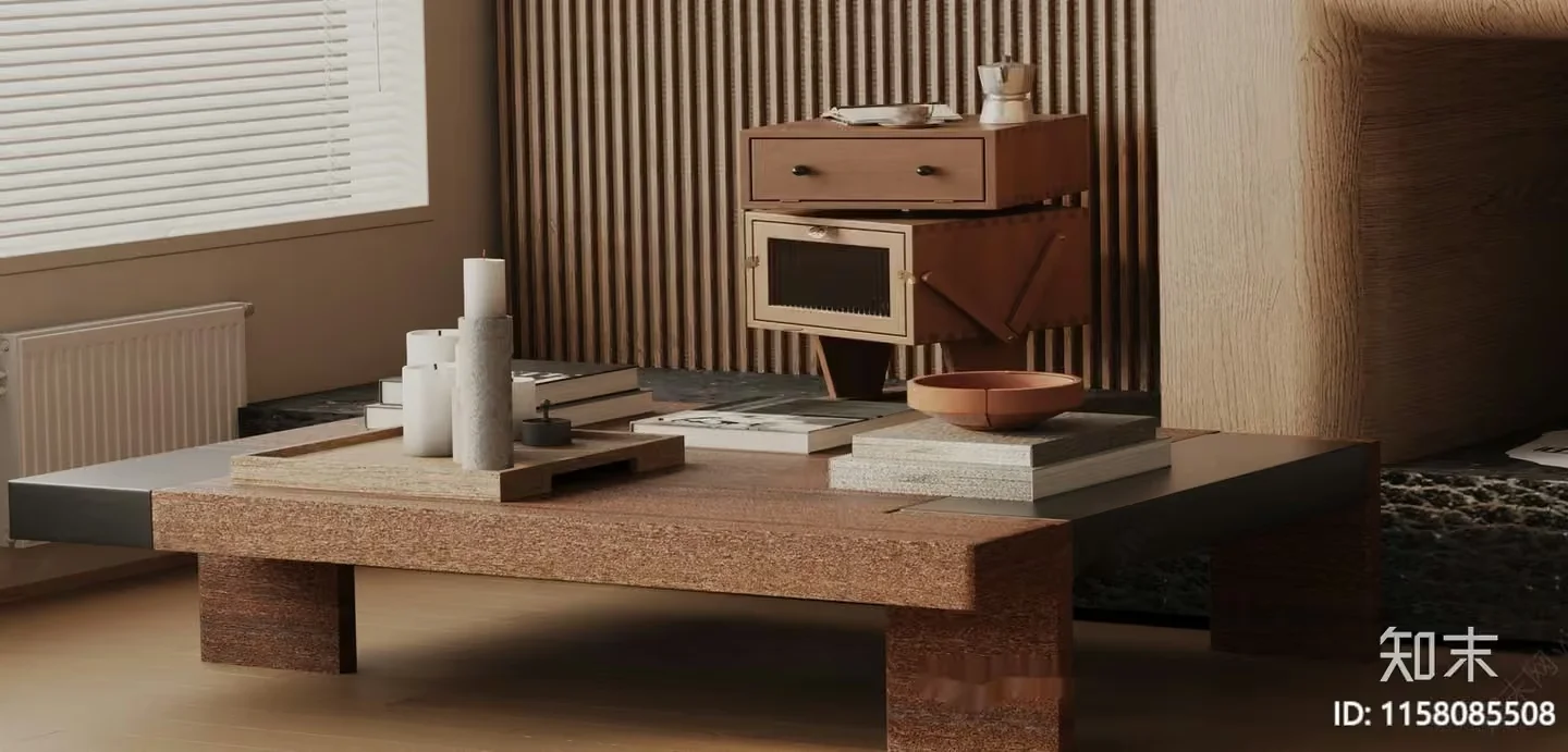 Modern Living Room 3D Model – 6435 – VRAY Render