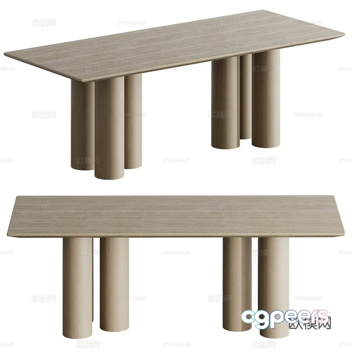 Desk 3d model