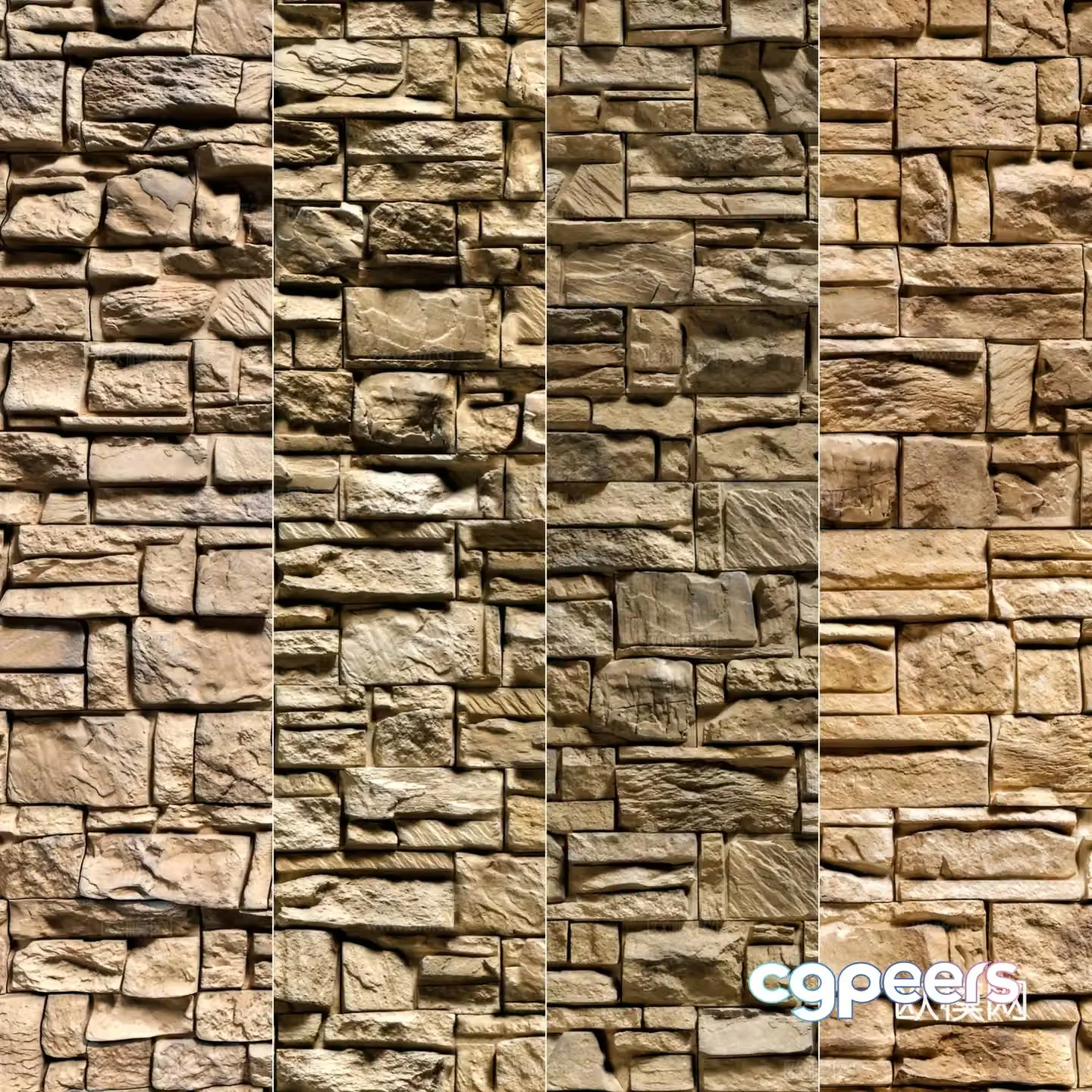 Retro brick wall antique wall tiles Exterior wall stone bricks Exterior wall tiles Stone brick exterior wall stone brick cultural wall 3D model